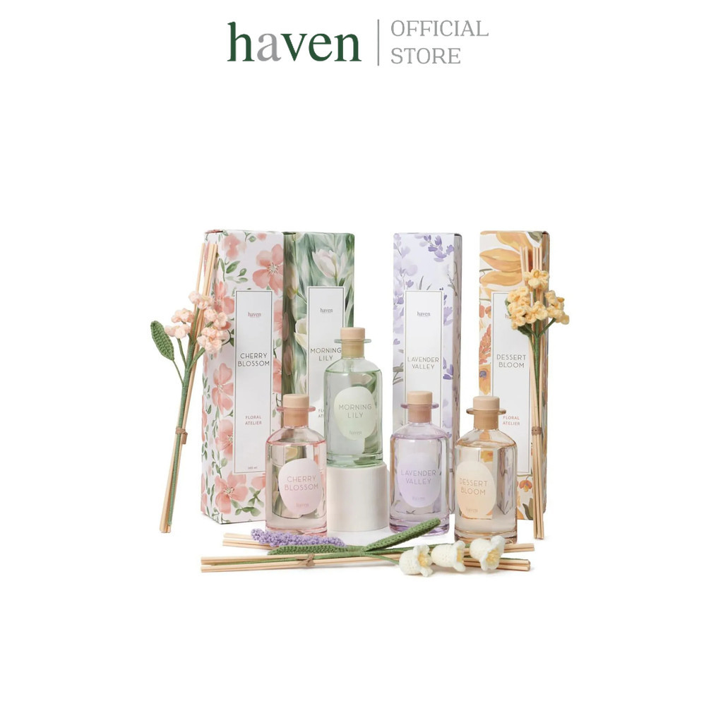 Haven ก้านไม้หอม รุ่น Floral ขนาด 300 มล.