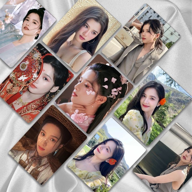 Zhang Jingyi Laser Photocard 55 สินค้าสไตล์เดียวกันโพลารอยด์พิมพ์ตัวเองแฟลชการ์ด LOMO โปสการ์ดการ์ดอ