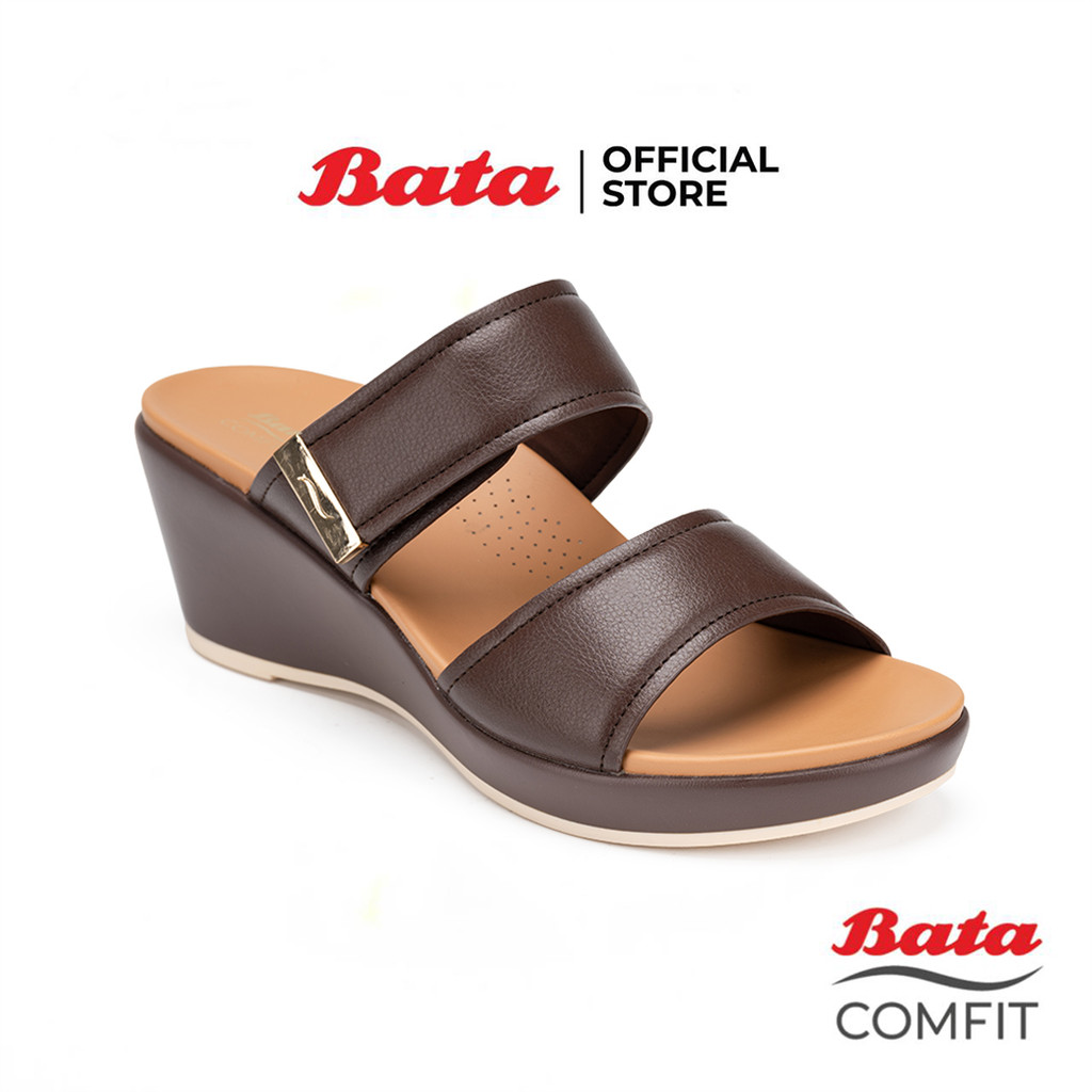 Bata บาจา Comfit รองเท้าเพื่อสุขภาพ ส้นสูง 2 นิ้ว สำหรับผู้หญิง รุ่น CADYNN สีน้ำตาล 7014243 สีเบจ 7018243