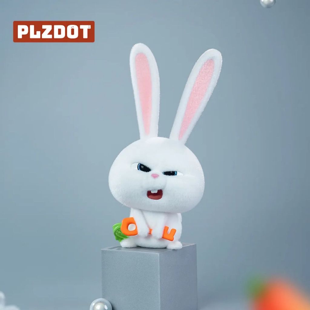 ของแท้ plzdot Love Pet Big Secret Xiaobais Life Series Mystery Box Flocking Doll Decorative Cute Gift - รูปที่ 4