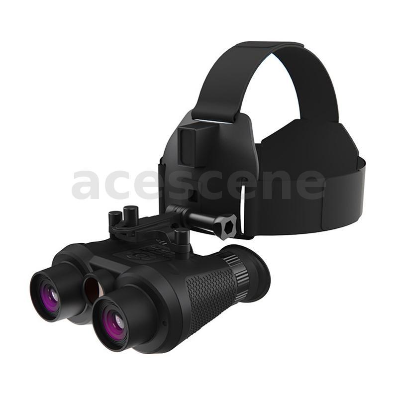 IPRee Head ติดตั้ง Night Vision Goggles 3D VR ดิจิตอลอินฟราเรด Night Vision กล้องส่องทางไกล 8064x302