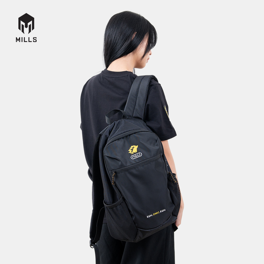 MILLS SPORTS BAGPACK ONIC NOSTALIC BAGPACK สีดํา 08305074 10ONC