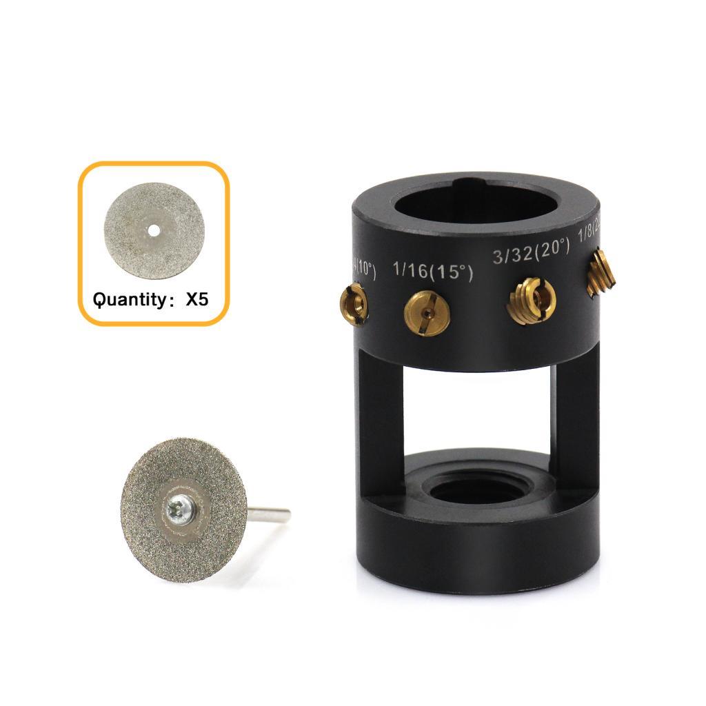 3elife-TH Cousopo ทังสเตนเหลาเครื่องบดอิเล็กโทรดหลายมุมหัว TIG เชื่อม เครื่องมือ