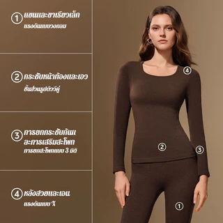 🚀ลบ 10 องศาก็ไม่หนาว🚀เสื้อลองจอนบาง ชุดชั้นในท แขนยาวไร้ตะเข็บ นางสาว ฤดูหนาวฤดูใบไม้ร่วงแขนยาว ยืดหยุ่นธรรมดาพื้นฐานบางเฉียบความร้อนท็อปส์ Thermal Shapewear