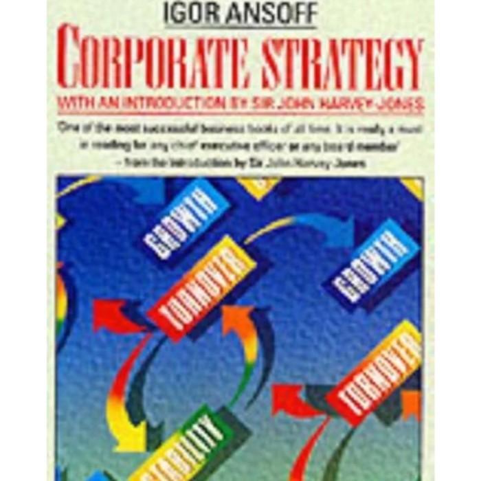 หนังสือกลยุทธ์องค์กร igor ansoff B