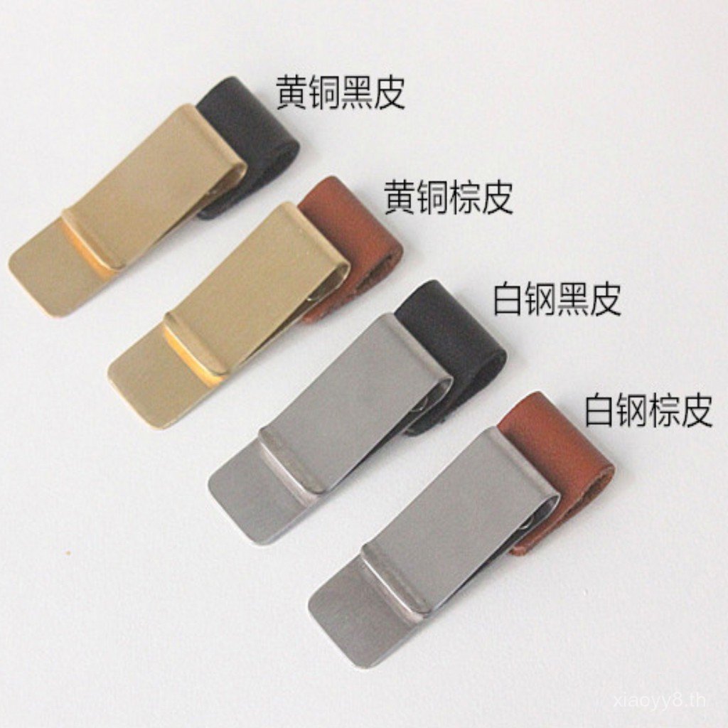 TN Traveler Notebook Handbook Accessories Handmade Metal Pen Clip Bill Clip Brass Pen Clip Wallet