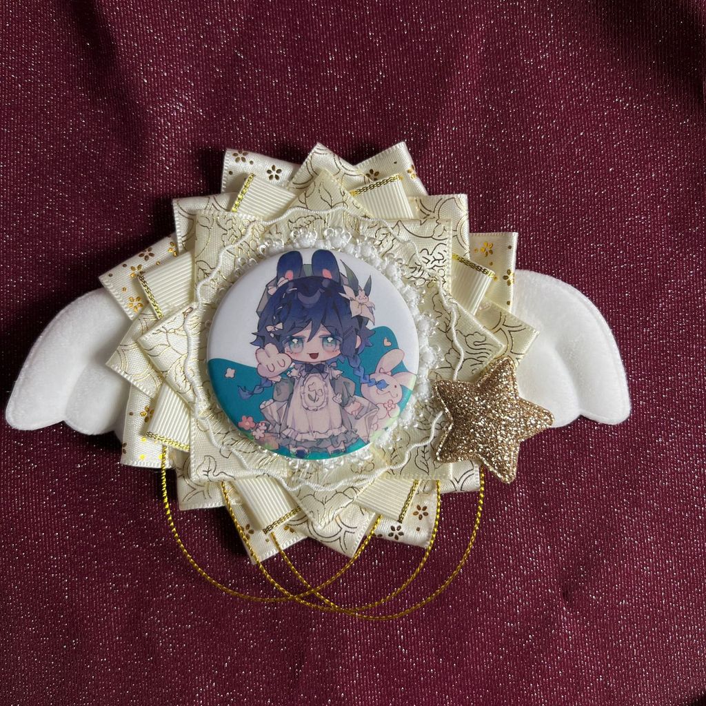 Angel Wings Bar Chirp Pain Bag Gorgeous ตกแต่งป้ายลากอุปกรณ์เสริม Handmade