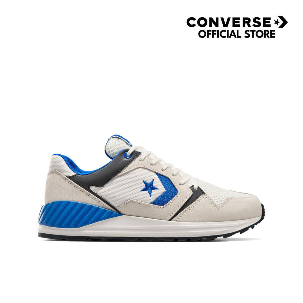 CONVERSE รองเท้าลำลอง พื้นนุ่ม CONVERSE WAVE TRAINER SEASONAL COLOR OX WHITE/BLUE ผู้ชาย A12836CM_S5WTBL
