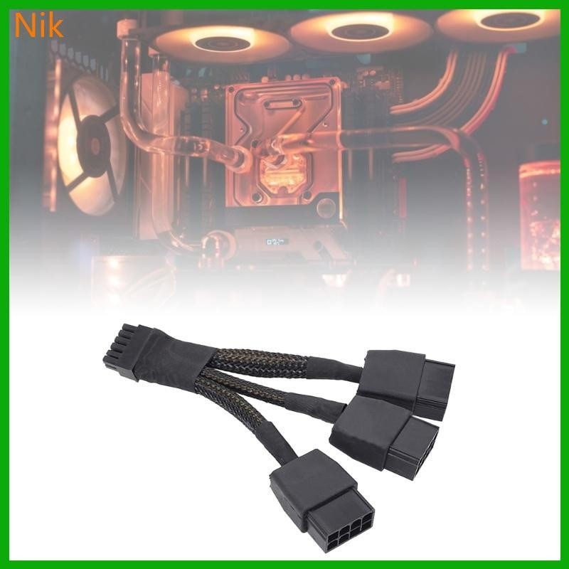B.Lc.T.S. 18AWG 3x8Pin PCI-E To 12Pin PCI-E 12VHPWR Connector Cable For RTX 3060Ti 3070