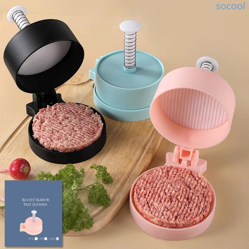 Soc* Burger Press Burger Patties Maker สําหรับ Stuff Burger Bees Maker Moulds