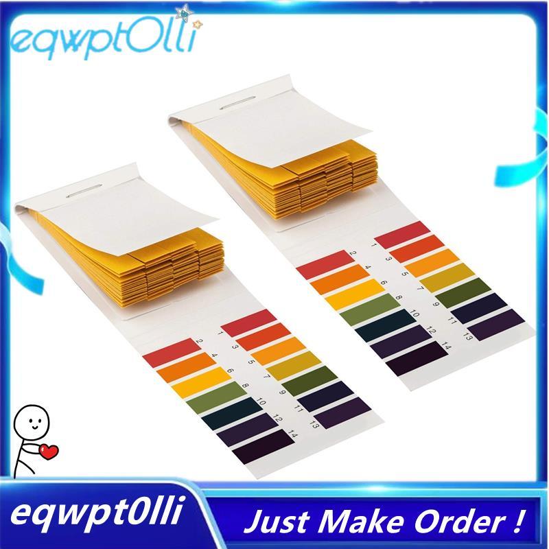 ^eQQ^2 ชุด 160 แถบ 1-14 PH Litmus Paper Ph Test Strips เครื่องสําอางน้ําดิน PH Test Paper Strips พร้
