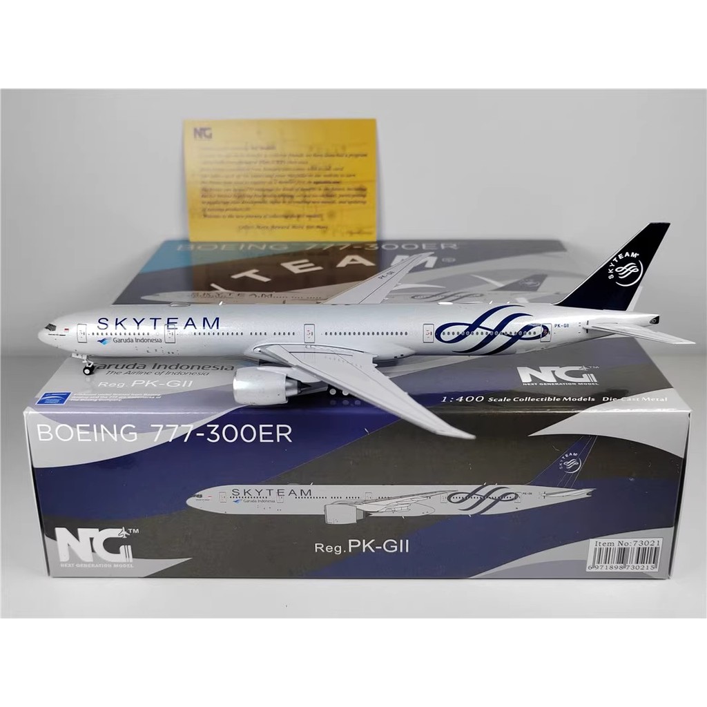 NG Models 73021 1: 400 อินโดนีเซีย Airlines B777-300ER PK-GII Day League