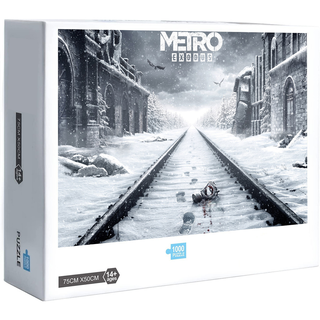 Metro Exodus จิ๊กซอว์ปริศนาของเล่นตกแต่งของขวัญ 1000 ชิ้น