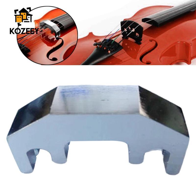 [KOZEEY] ไวโอลิน Mute Silencer ไวโอลินท่อไอเสียสําหรับ 1/2 4/4 แบบพกพามัลติฟังก์ชั่น Professional ชิ