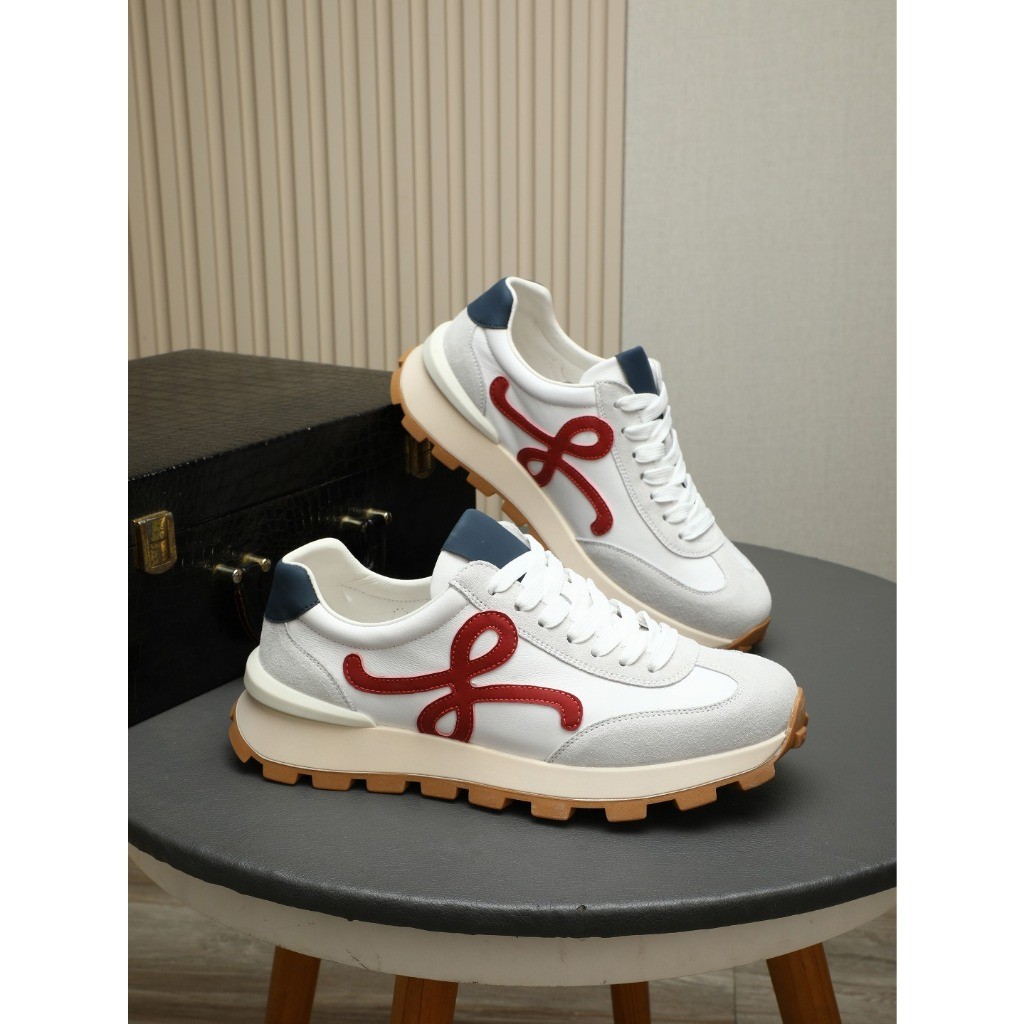 High Value Choice หนังวัวแท้ 2025 สินค้ามาใหม่ Global top collections รองเท้าผ้าใบแฟชั่นสําหรับผู้ชา