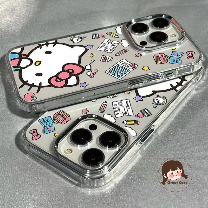 น่ารัก HelloKitty คอมพิวเตอร์ชุบเคสโทรศัพท์สําหรับ Honor X70 X70i X60 X60i X50 X40 GT Pro Power X50i