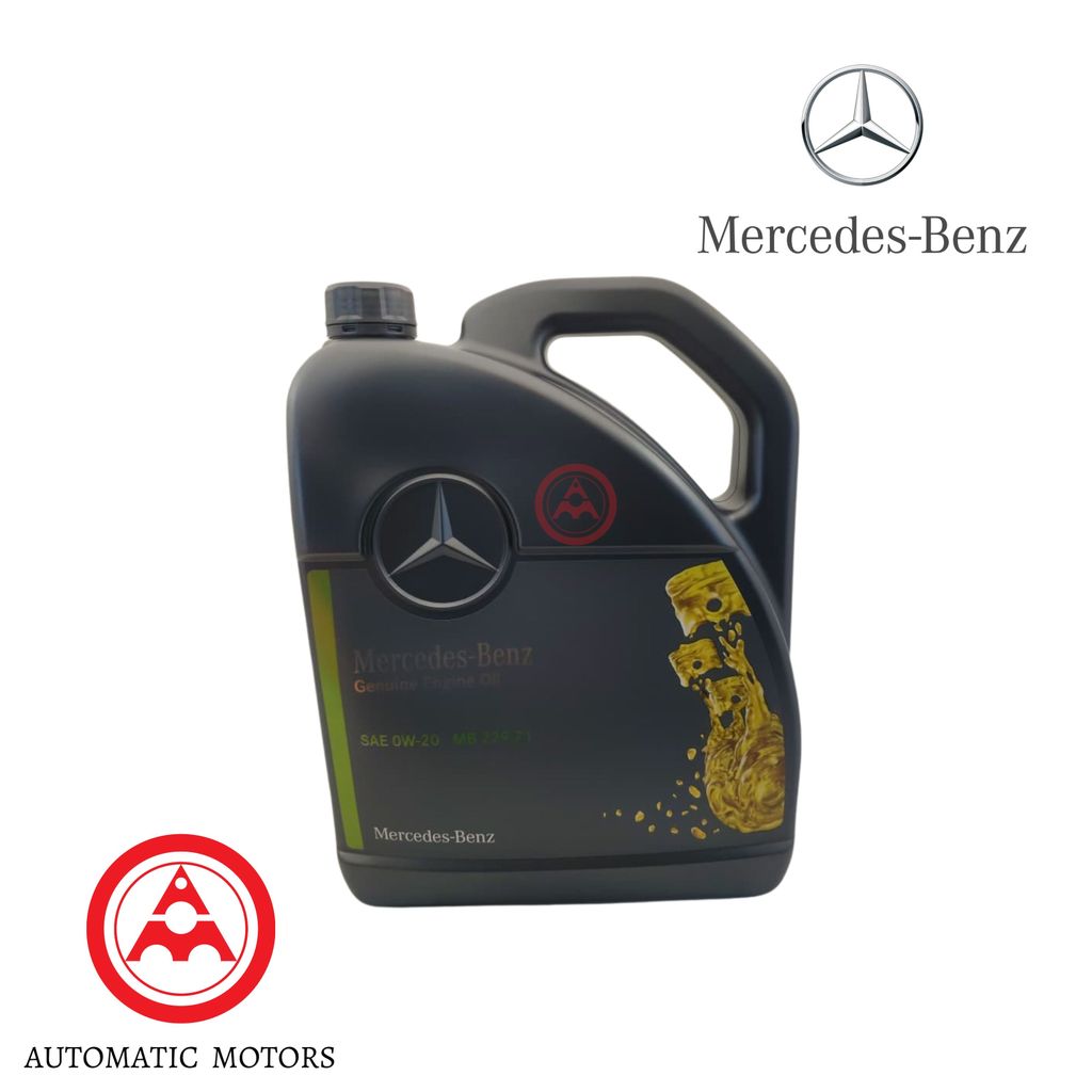 น้ํามันเครื่อง Mercedes Benz 0W/20 FUL-SYN 5 LITRE (229.71) W177 W254 W206 (W118354 CLA45S W177054 A