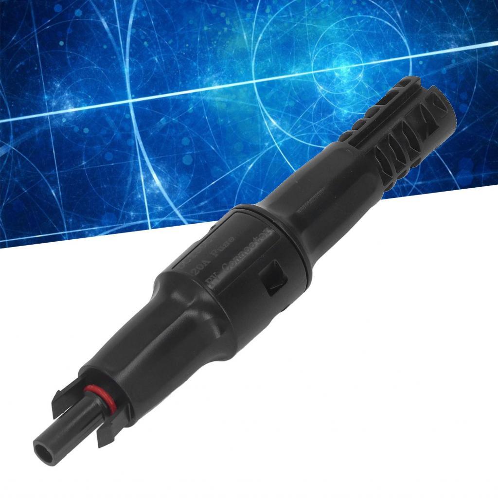 ขั้วต่อตัวยึดฟิวส์ PV ชายหญิง 1500V ติดตั้งได้ง่ายสำหรับการตั้งแคมป์