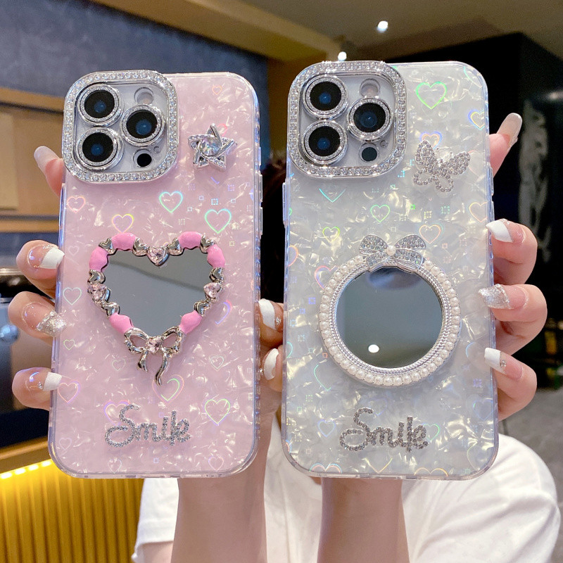 3Dวางกระจกเลเซอร์IMD Hard CaseสําหรับiPhone 11 12 13 14 15 16 17 Pro Max PlusปลอกAnti Fallฝาครอบป้องกันสําหรับiPhone17กรณี