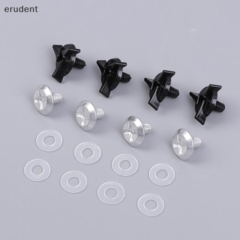 Erudent 8 ชิ้น/เซ็ต Motocross หมวกอุปกรณ์เสริมสกรูสกรูพิเศษสําหรับ Off Roads หมวกกันน็อคอลูมิเนียมหม