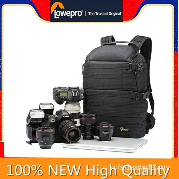 Lowepro ProTactic 450 aw กระเป๋ากล้องไหล่ SLR กระเป๋าเป้สะพายหลังแล็ปท็อปทุกสภาพอากาศ Cover 15.6 นิ้