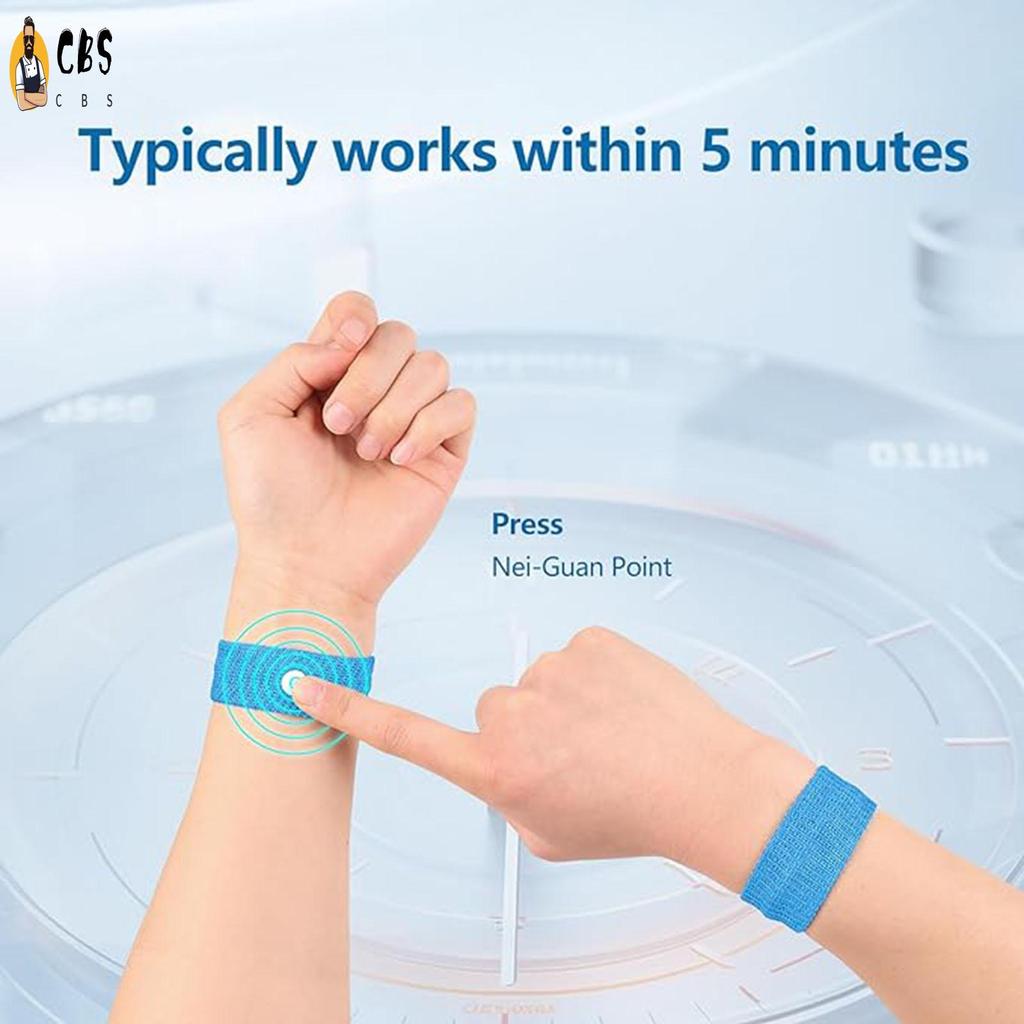 Travel Motion Sickness Relief สายรัดข้อมือธรรมชาติ Nausea Relief Dizzness และ Vomiting สําหรับ Nause