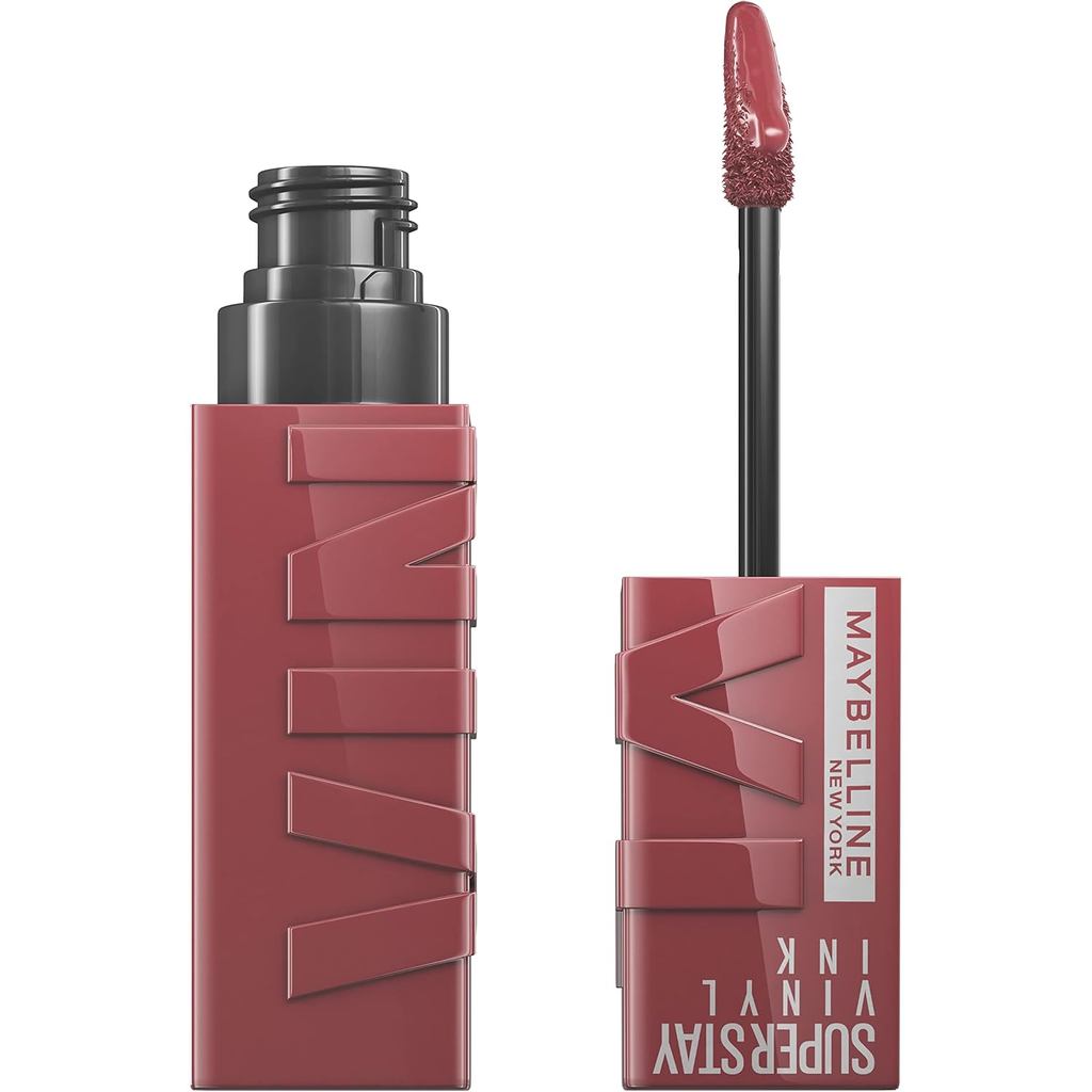 Maybelline Super Stay Vinyl Ink Longwear No-Budge Liquid Lipcolor Makeup, Highly Pigmented Color and