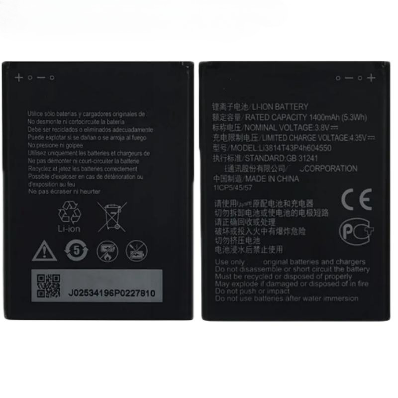 เหมาะสําหรับใบมีด ZTE/ZTE L130 Z2335CA Li3814T43P4h604550แบตเตอรี่โทรศัพท์มือถือ