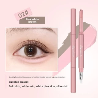 Qiyuduola รุ่นเดียวกัน Qiyuduola ปากกาอเนกประสงค์สามมิติ Double-Combined Lying Silkworm Pen EMEL