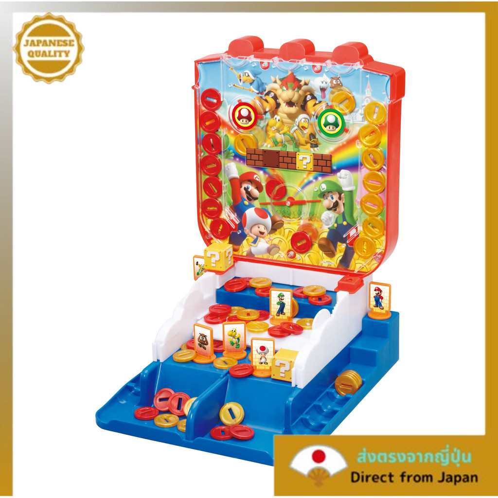 EPOCH Super Mario Jackpot! Lucky Coin Game การรับรอง ST Mark เกมของเล่นสำหรับอายุ 4 ปีขึ้นไป จำนวนผู