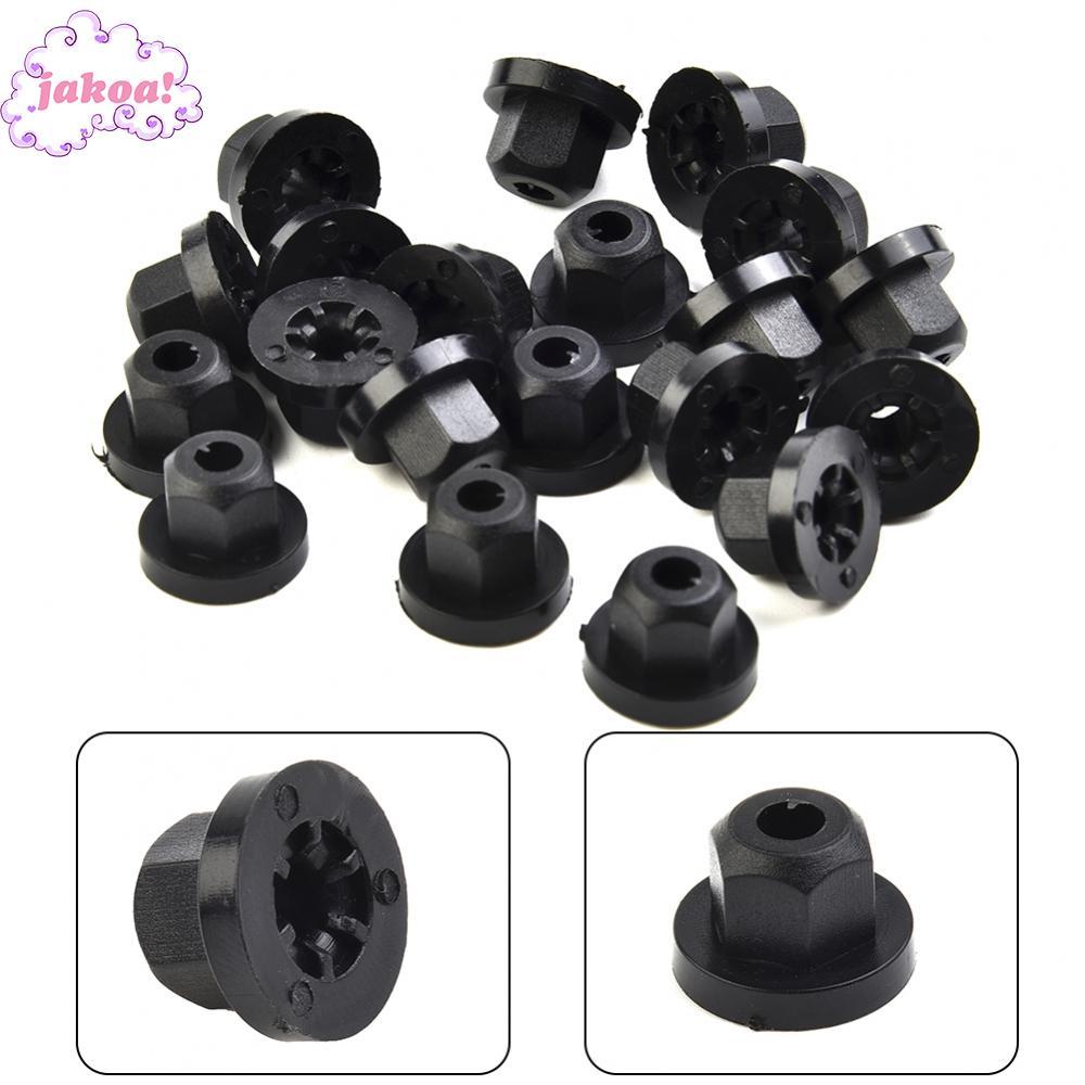 ❀On Sale❀20x High Strength Nylon Nut with Ring for BMW E36 E39 E46 E60 E61 E65 E90 E91 X3❀
