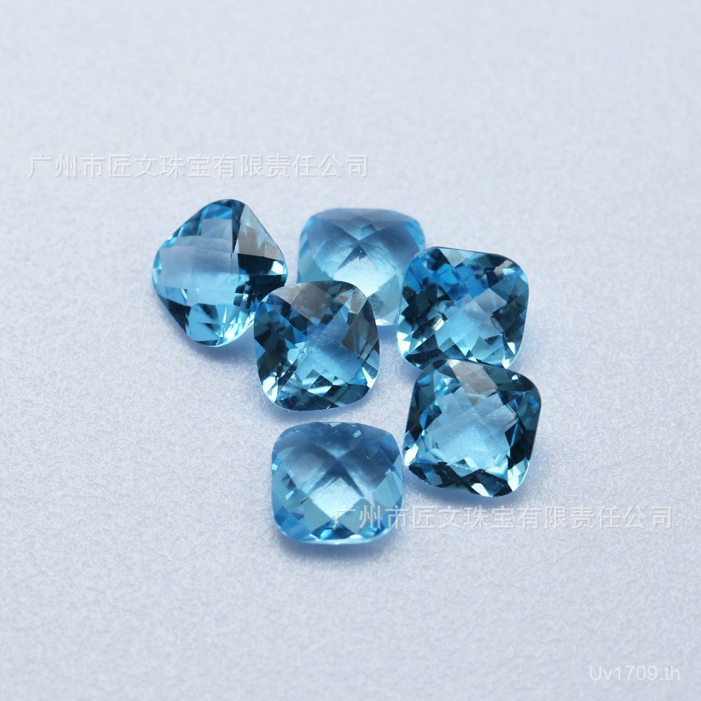 สร้อยคอสวิสหินฝังไคยาไนท์ พร้อมแหวนสแควร์ทรงไขมันลายสก๊อตธรรมชาติ FSE5