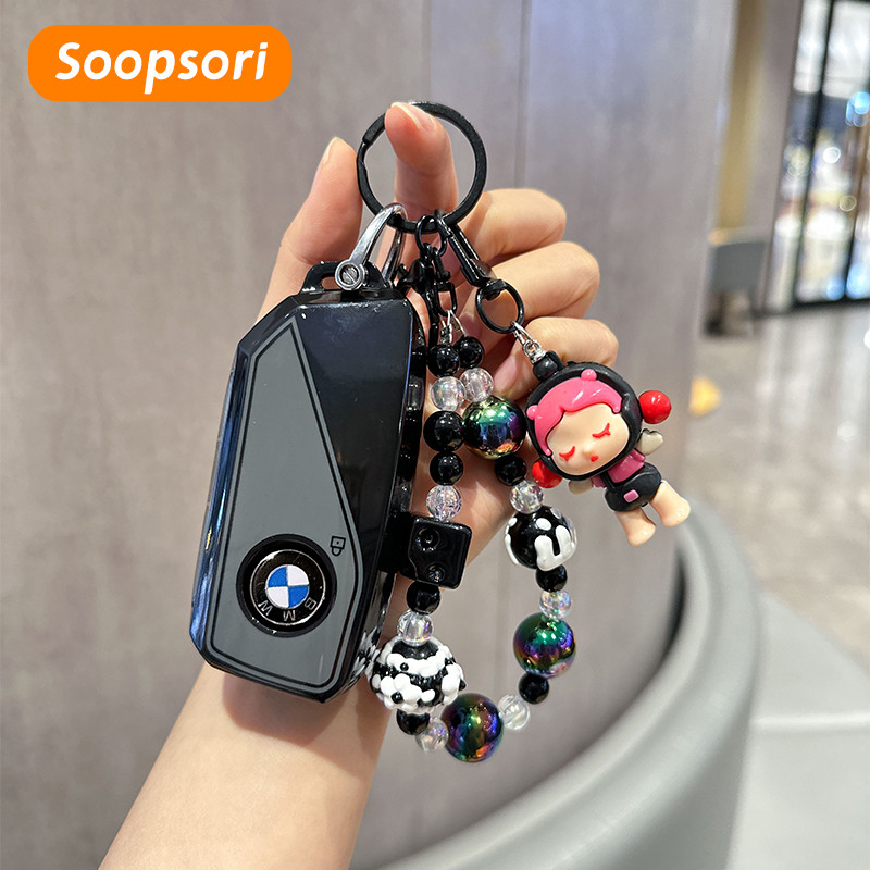 Soopsori สําหรับ Bmw x1 30e X5 ix i7 X7 ใหม่ 7 Series 530 525 2024 2025 i5 i3 ix3 Key Holder ฝาครอบก