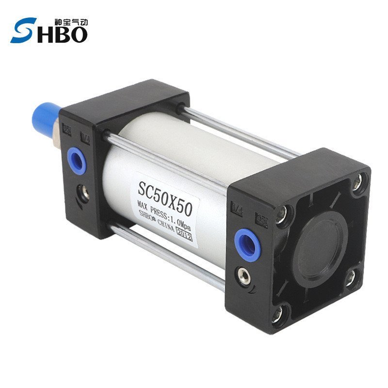 Yadeke ประเภทกระบอกนิวเมติก SC80x25x50x75x100x125x150x200x250x300 มาตรฐาน SC OU3C