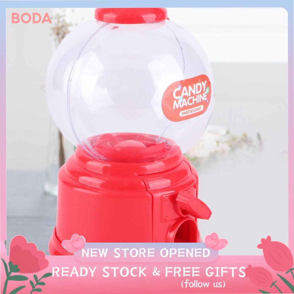 Boda Boda Fdit แบบพกพาเครื่องลูกอมเด็กพลาสติกมินิ Gumballs เครื่องจ่ายเด็กอนุบาลของขวัญ (สีแดง)