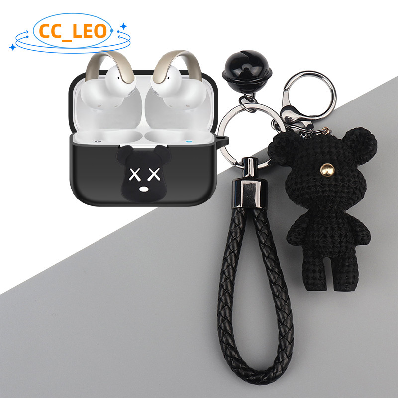 for Anker Soundcore AeroClip Case Cartoon Astronaut Cute Doraemon Keychain Pendant Silicone Soft Case Suitable for Soundcore AeroClip Shockproof Shell Protective Sleeve - รูปที่ 5