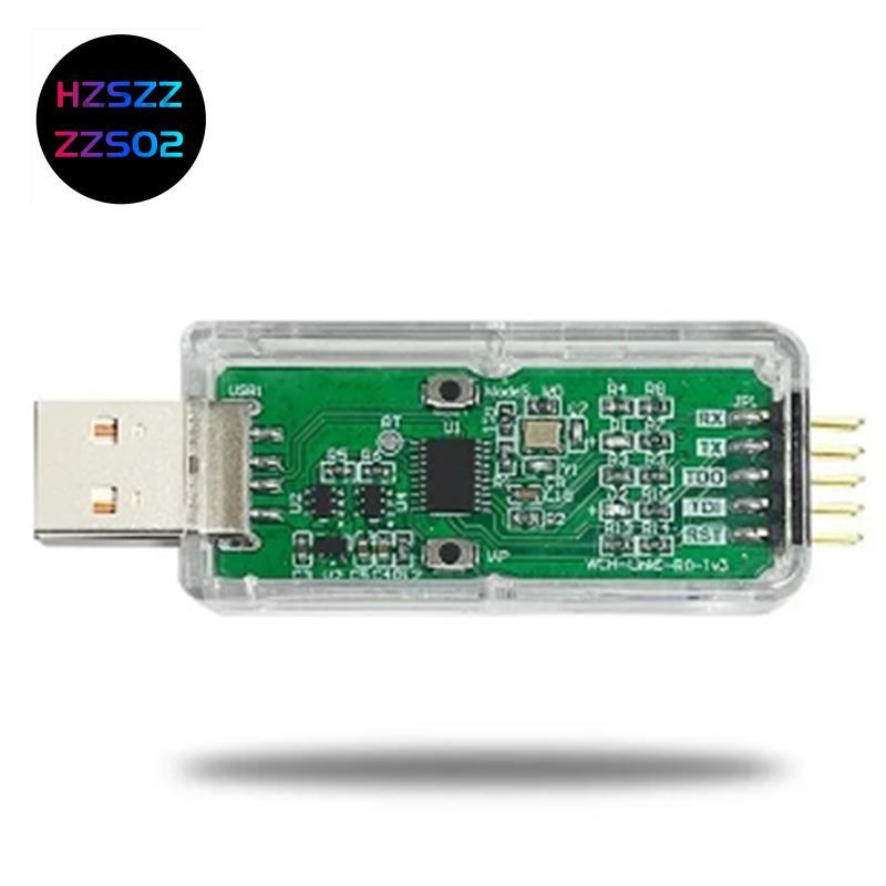 Hzszzs02WCH LinkE ดาวน์โหลดออนไลน์ Debugger ARM Chip 1 พอร์ตอนุกรมไปยัง USB