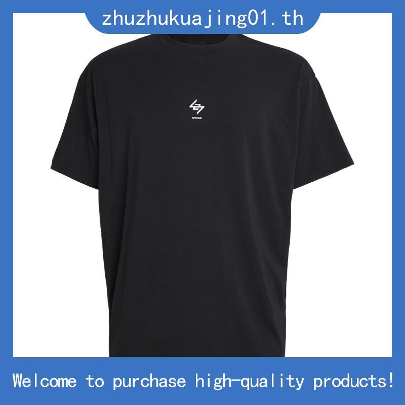 Rprsnt 247 พิมพ์ขนาดใหญ่ Tshirt 280g 100% ผ้าฝ้ายหนาขนาดใหญ่ Tshirt Streetwear Rprsnt Running Club 2