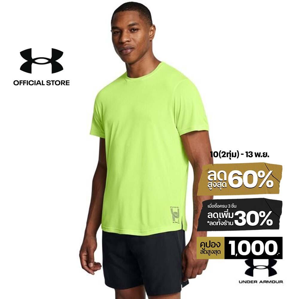 Under Armour เสื้อยืด UA Run Anywhere ผู้ชาย