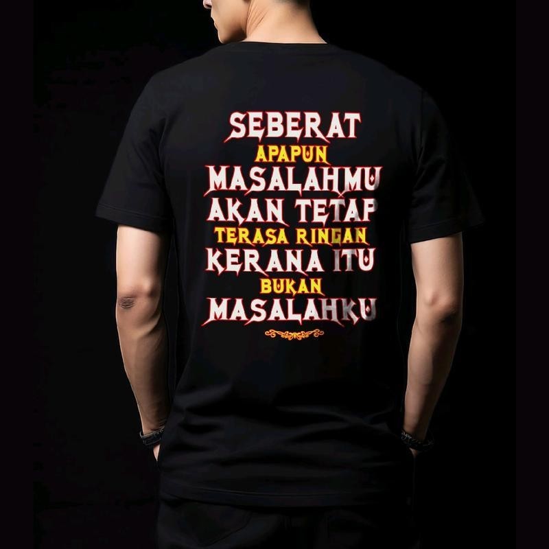 Premium 220GSM เสื้อยืดผ้าฝ้าย 100%GXG Life มีความแข็งมาก รักษาตัวเองได้ดีกว่า Baju Ayat Santai vira