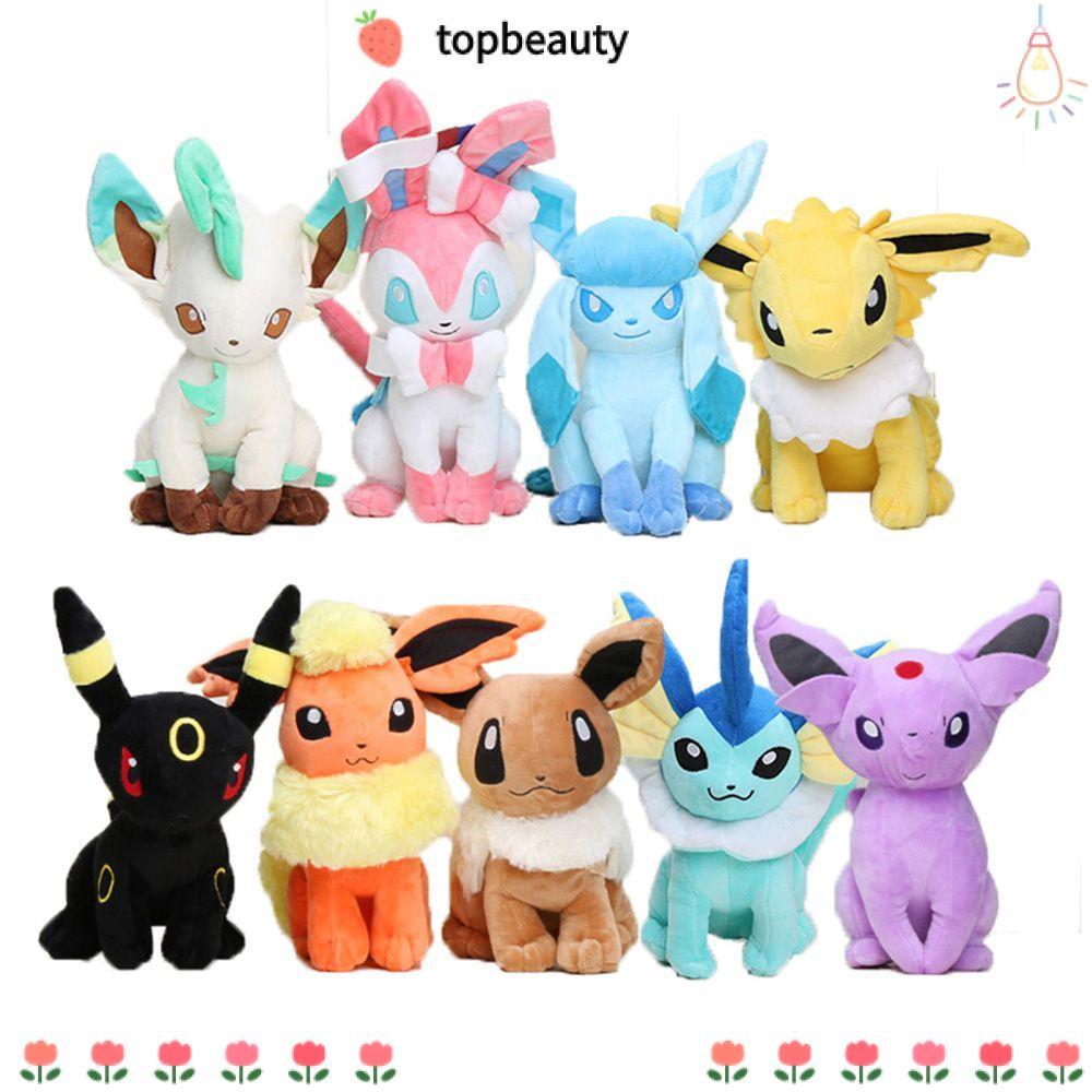 Topbeauty 20 ซม.Eevee Plush ของเล่นเด็กของขวัญ Umbreon Vaporeon Flareon ยืนนั่งรูป