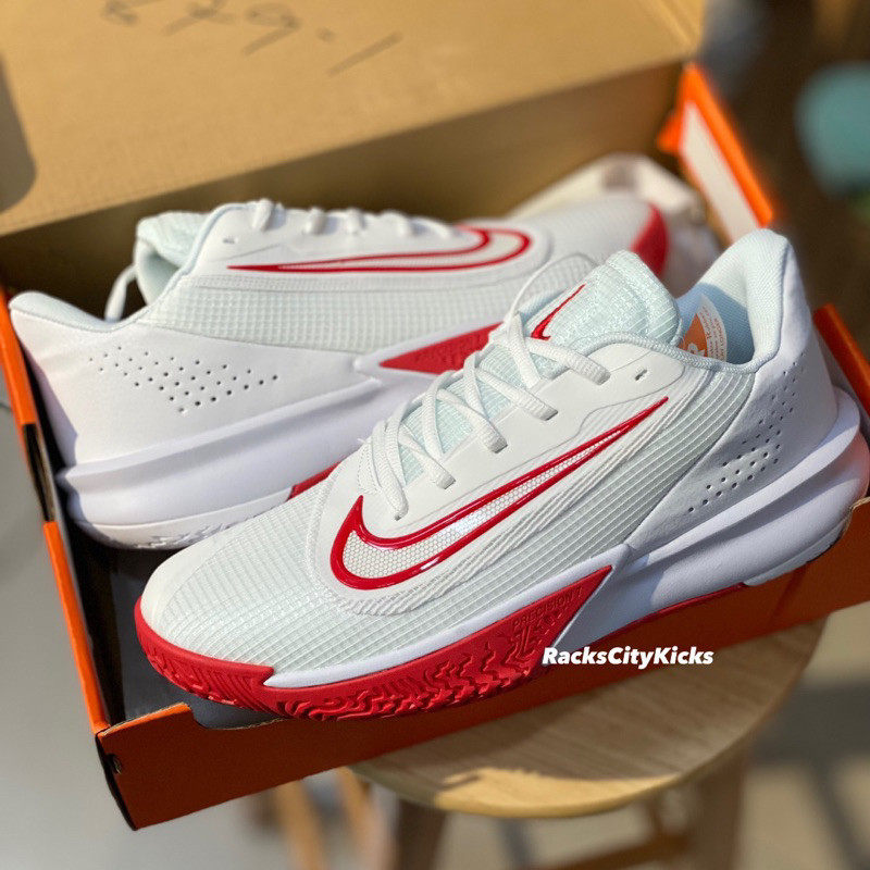 Precision 7 White Red by Racks City Kicks
