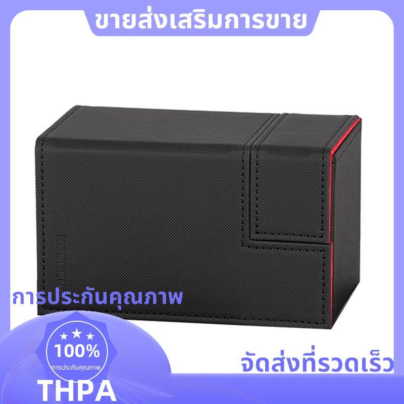 Top Side-Loading 100+ TCG Card Box Deck Case with Card/Dice Trays Game Cards Storage Case .paudnefth