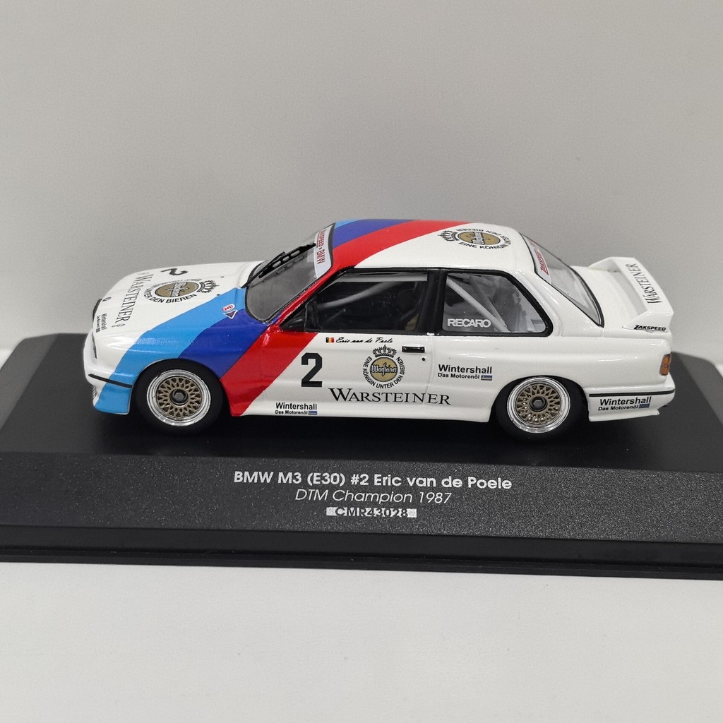 CMR 1/43 BMW M3 E30 #2 1991 BMW Racing Model Alloy Real Shooting ไม่คืนเงินได้ Non-Exchange จัดส่งฟร