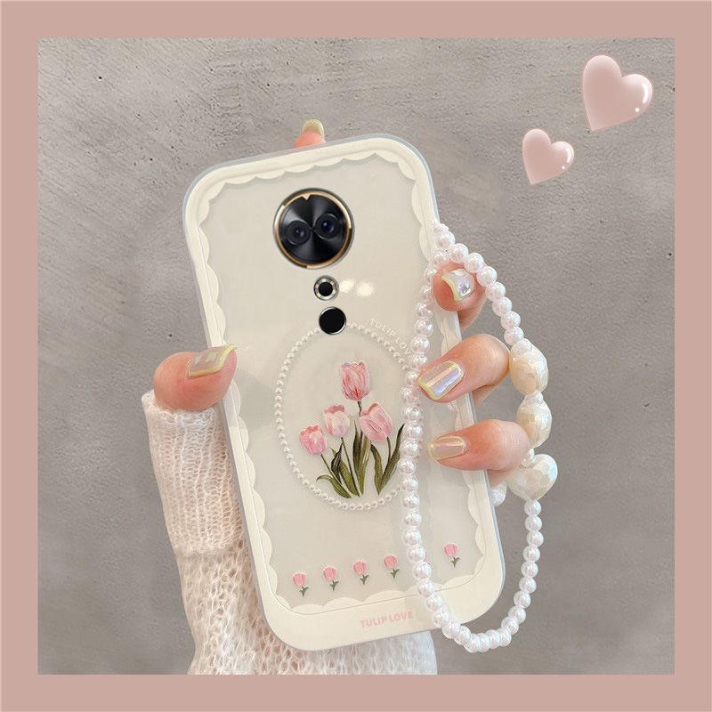 ใหม่สําหรับปี 2026ทิวลิป Meitu t9 เคสโทรศัพท์ t8 พร้อม m8 โซ่ t8s เหมาะสําหรับฤดูร้อน v6 ดอกไม้ m8s 