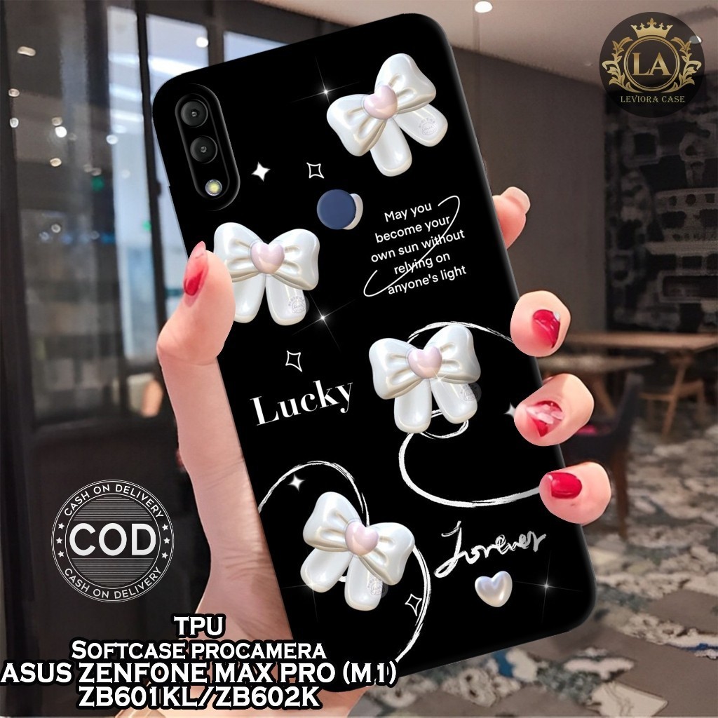 เคส HP Asus Zenfone Max Pro (M1) - เคสแฟชั่นสีดํา - Asus Max Pro (M1) Softcase - เคสกล้อง Pro - เคส 