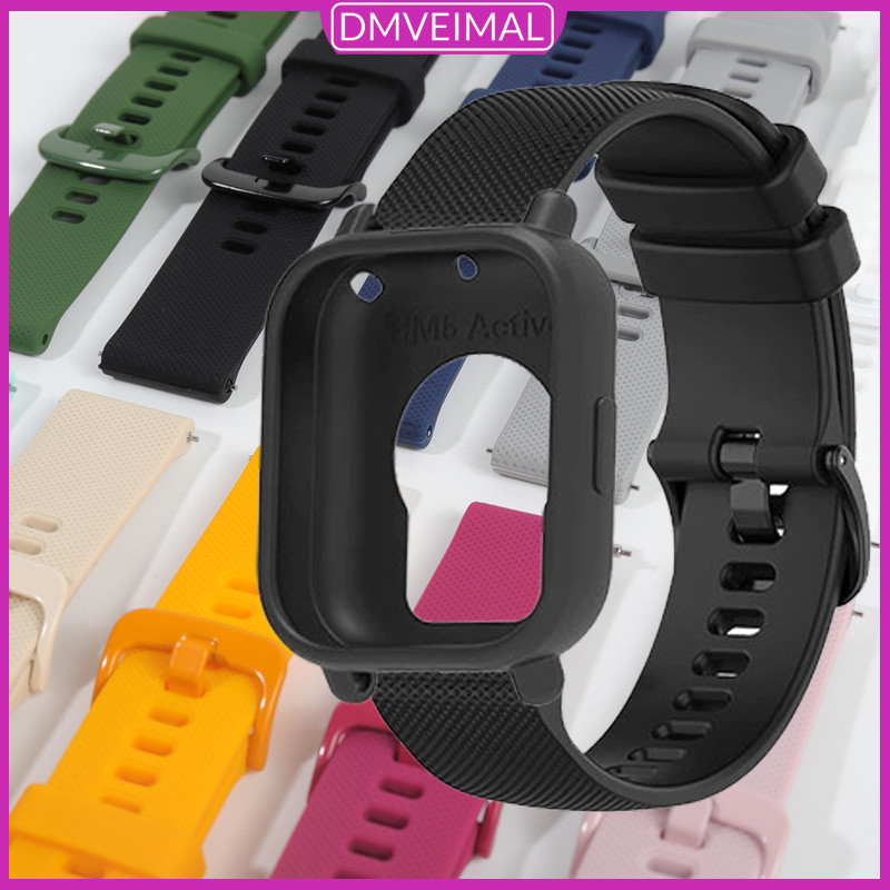 สายรัดซิลิโคนกรณี for Smartwatch Xiaomi Redmi Watch 5 Active / Redmi Watch 5 Lite อุปกรณ์ปกป้องกันกระแทกหน้าจอ