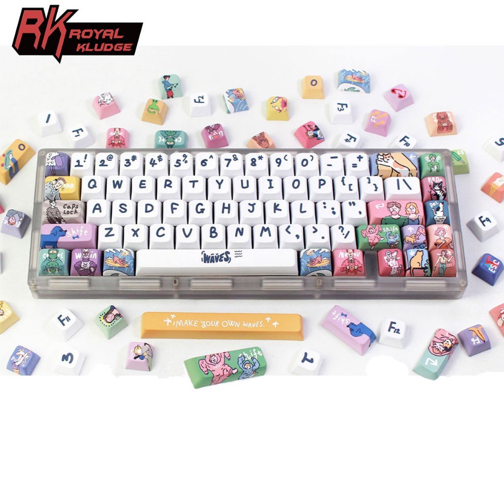 RK Royal Kludge XDA Keycaps คีย์บอร์ด Rk ทั้งหมด