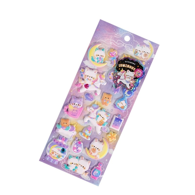 ดี สัตว์โฟมสติกเกอร์สําหรับหัตถกรรมวารสารวางแผนอัลบั้มภาพ Scrapbooking เด็กสร้างแรงบันดาลใจสติกเกอร์