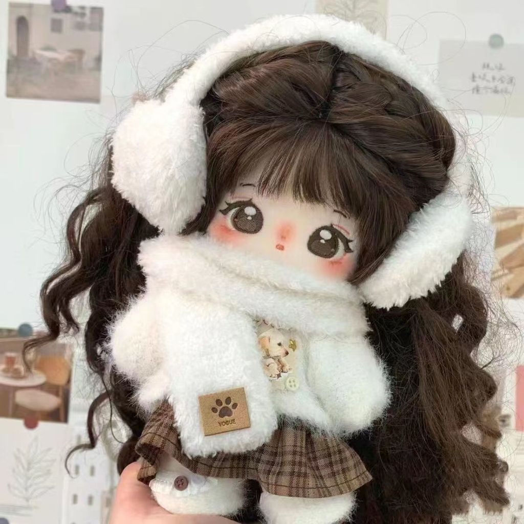 ตุ๊กตาผ้าฝ้าย 20 ซม. สําหรับสาว ของขวัญวันเกิด น่ารัก ของแท้ ir2yr3y6y5566th20251113